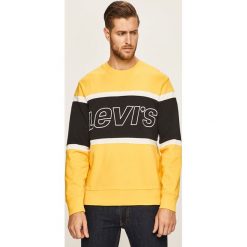 Levi's - Bluza. Żółte bluzy męskie Levi's®, s, z aplikacjami, z bawełny, z okrągłym kołnierzem, bez rękawów, bez kaptura. W wyprzedaży za 199,90 zł.