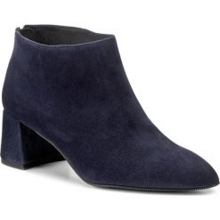 Botki GINO ROSSI - Hiromi DFH635-Z62-4K00-5700-0 59. Niebieskie botki damskie skórzane Gino Rossi. W wyprzedaży za 269,00 zł.