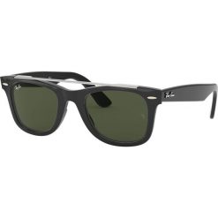 Ray-Ban - Okulary 0RB4540.601/31.50. Czarne okulary przeciwsłoneczne męskie Ray-Ban, z tworzywa sztucznego, prostokątne. W wyprzedaży za 399,90 zł.