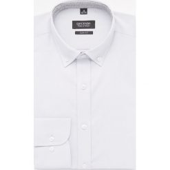 Koszula bexley 2530e długi rękaw slim fit szary. Szare koszule męskie Recman, m, bez wzorów, bez kołnierzyka, z długim rękawem. Za 159,00 zł.