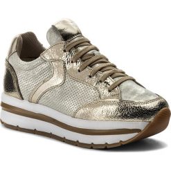 Sneakersy VOILE BLANCHE - Margot Star 0012012388.07.9166 Platino/Auorio. Żółte sneakersy damskie Voile Blanche, ze skóry. W wyprzedaży za 519,00 zł.