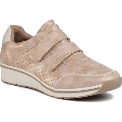 Sneakersy CLARA BARSON - WS5062-01 Beige. Różowe półbuty damskie Clara Barson, ze skóry ekologicznej. Za 99,99 zł.