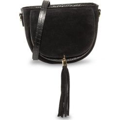 Torebka CREOLE - K10700 Czarny. Czarne listonoszki damskie Creole, bez wzorów, ze skóry, bez dodatków. Za 249,00 zł.