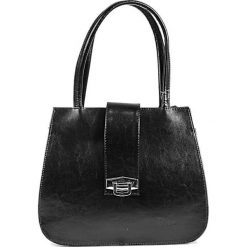 Torebka skórzana elegancki kuferek DAN-A T240 czarna - Czarny. Czarne kuferki damskie DAN-A, bez wzorów, ze skóry, eleganckie, bez dodatków. Za 189,99 zł.