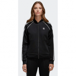 Bluza adidas Originals Adicolor SST CE2392. Bluzy damskie Adidas, w paski, z elastanu, bez rękawów, bez kaptura. W wyprzedaży za 199,99 zł.