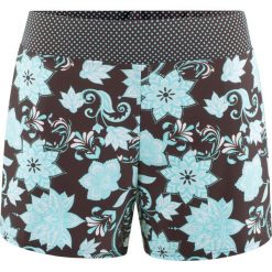 Figi bikini bonprix brązowo-turkusowy. Pomarańczowe stroje kąpielowe damskie bonprix, bez wzorów. Za 59,99 zł.