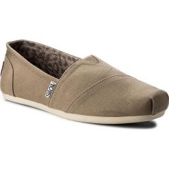 Półbuty SKECHERS - BOBS Peace & Love 33645/TPE Taupe. Pomarańczowe półbuty damskie Skechers, na co dzień, bez wzorów, z tworzywa sztucznego, bez obcasa, na płaskiej podeszwie, bez zapięcia. W wyprzedaży za 139,00 zł.