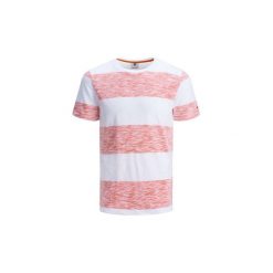 T-shirty z krótkim rękawem Jack Jones 12135648 STRIPY. Czerwone t-shirty męskie Jack & Jones, s, bez wzorów, bez kołnierzyka, krótkie. Za 70,91 zł.