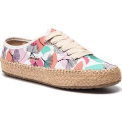 Espadryle EMU AUSTRALIA - Agonis W11411 Ginkgo Print. Szare espadryle damskie EMU Australia, bez wzorów, z tworzywa sztucznego, bez obcasa, na płaskiej podeszwie, bez zapięcia. Za 299,00 zł.