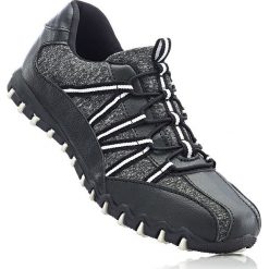 Sneakersy bonprix czarny melanż. Buty sportowe damskie bonprix. Za 74,99 zł.
