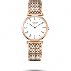LONGINES La Grande Classique L4.709.1.21.7. Szare zegarki damskie LONGINES, złote. Za 5120,00 zł.