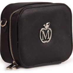 Listonoszka damska Manzana M59 czarna. Czarne listonoszki damskie Manzana, bez wzorów, ze skóry ekologicznej, bez dodatków. Za 69,99 zł.