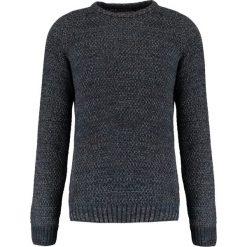 Swetry klasyczne męskie: Petrol Industries Sweter black navy