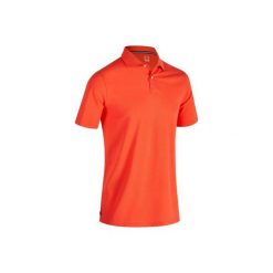 Koszulka polo do golfa 500 męska. Czerwone koszulki polo męskie marki INESIS, xl, z bawełny. Za 39,99 zł.