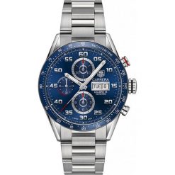 ZEGAREK TAG HEUER CARRERA CV2A1V.BA0738. Niebieskie zegarki męskie marki TAG HEUER, ze stali. Za 18990,00 zł.