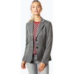 Tommy Hilfiger - Blezer damski – Rosha, szary. Szare bolerka i narzutki damskie TOMMY HILFIGER, bez wzorów, z dresówki, bez rękawów. Za 449,95 zł.