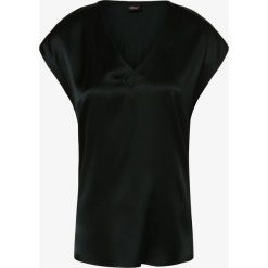 S.Oliver BLACK LABEL - Bluzka damska z dodatkiem jedwabiu, niebieski. Niebieskie bluzki damskie s.Oliver BLACK LABEL, s, bez wzorów, z dżerseju, bez kołnierzyka, bez rękawów. Za 259,95 zł.