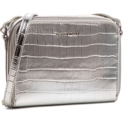 Torebka COCCINELLE - DV3 Mini Bag E5 DV3 55 H7 09 Silver Y69. Szare torebki klasyczne damskie Coccinelle, bez wzorów, ze skóry, bez dodatków. Za 1249,90 zł.