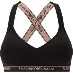 Emporio Armani Biustonosz Czarny. Czarne biustonosze Emporio Armani, bez wzorów, z elastanu. Za 243,95 zł.