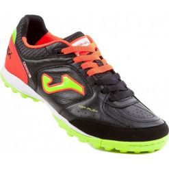 Buty piłkarskie Joma Top Flex Tf M 701. Czarne buty sportowe męskie Joma, ze skóry, bez zapięcia, do piłki nożnej. Za 299,00 zł.