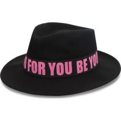 Kapelusz TRUSSARDI JEANS - Fedora Felt 59Z00107 K302. Czarne kapelusze damskie marki Trussardi Jeans, z jeansu. W wyprzedaży za 229,00 zł.