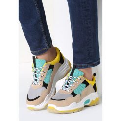 Beżowe Sneakersy Not Afraid. Brązowe sneakersy damskie marki other. Za 39,99 zł.