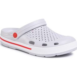 Klapki COQUI - Lino 6403-100-4632 Khaki Grey/White. Szare klapki męskie Coqui, bez wzorów, z tworzywa sztucznego. Za 79,00 zł.