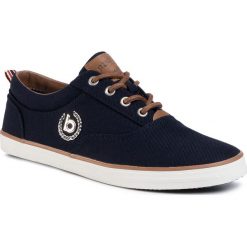 Tenisówki BUGATTI - 321-50204-6900-4100 Navy. Niebieskie półbuty męskie Bugatti, na co dzień, bez wzorów, z gumy, eleganckie, bez zapięcia. Za 199,99 zł.