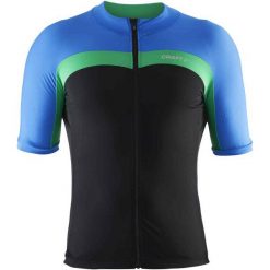 Craft Koszulka Rowerowa Velo Black Blue M. Niebieskie koszulki sportowe męskie marki Craft, m, na fitness i siłownię. W wyprzedaży za 153,00 zł.