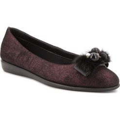 Baleriny THE FLEXX - Chic Rise 2101/114 Bordo. Czerwone baleriny damskie marki The Flexx, z zamszu. W wyprzedaży za 259,00 zł.