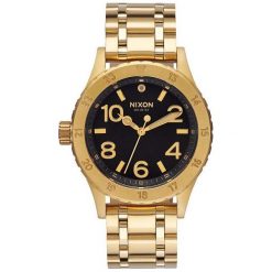 Biżuteria i zegarki męskie: Zegarek męski All Gold Black Sunray Nixon 38-20 A4102042