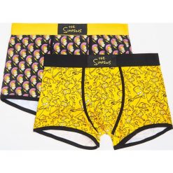 2 pack bokserek the simpsons - Czarny. Czarne bokserki męskie Cropp, bez wzorów. Za 59,99 zł.