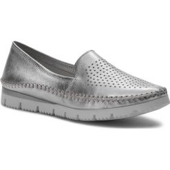 Lordsy LASOCKI - M707 Silver. Szare półbuty damskie Lasocki, ze skóry. Za 169,99 zł.