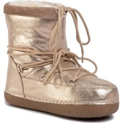 Buty DEEZEE - WS19002-02 Golden. Żółte kozaki damskie DeeZee, na zimę, ze skóry ekologicznej, bez obcasa, bez zapięcia. Za 149,99 zł.