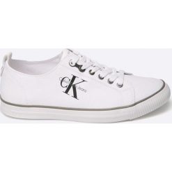 Calvin Klein Jeans - Tenisówki Arnold. Białe tenisówki męskie marki Calvin Klein Jeans, z jeansu, na sznurówki. Za 339,90 zł.