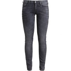 GStar 3301 LOW SKINNY Jeans Skinny Fit loomer grey stretch denim. Szare rurki damskie G-Star, z elastanu. W wyprzedaży za 479,20 zł.