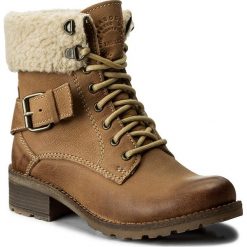 Botki LASOCKI - WI20-SURI2-01 Camel. Brązowe botki damskie na obcasie marki Lasocki, z nubiku. Za 199,99 zł.