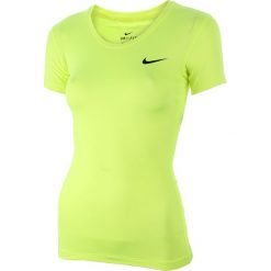 Bluzki sportowe damskie: koszulka termoaktywna damska NIKE PRO COOL SHORT SLEEVE / 725745-702 – NIKE PRO COOL SHORT SLEEVE