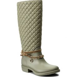 Buty zimowe damskie: Kalosze GUESS – Ralan FLRAL3 RUB11 LBEIG