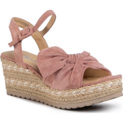 Espadryle REFRESH - 69531 Nude. Różowe espadryle damskie Refresh, bez wzorów, ze skóry ekologicznej, bez obcasa, na obcasie. Za 189,00 zł.