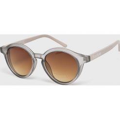 True Spin - Okulary Eve. Szare okulary przeciwsłoneczne męskie marki True Spin, z materiału, okrągłe. W wyprzedaży za 25,90 zł.