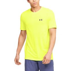Under Armour Seamless Koszulka Żółty. Żółte podkoszulki męskie Under Armour, m, bez wzorów, z poliesteru, bez kołnierzyka, z krótkim rękawem, krótkie. Za 206,95 zł.