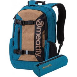 MEATFLY Plecak Base jumper 5 B- Ht. Petrol, Ht. Gold, Black. Czarne plecaki męskie Meatfly, bez wzorów. W wyprzedaży za 181,00 zł.