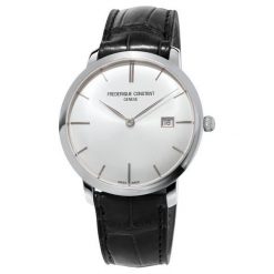 ZEGAREK FREDERIQUE CONSTANT SLIM LINE FC-306S4S6. Szare zegarki męskie marki FREDERIC CONSTANT, ze stali. Za 7599,00 zł.