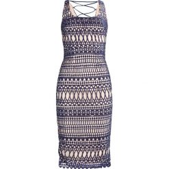 Sukienki: Love Triangle KEEP IT CROSSBACK MIDI DRESS Sukienka etui navy