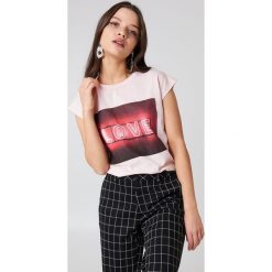 T-shirty damskie: MSCH Copenhagen T-shirt Jade – Pink