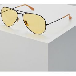 RayBan AVIATOR Okulary przeciwsłoneczne black/photo yellow. Czarne okulary przeciwsłoneczne damskie aviatory Ray-Ban. Za 719,00 zł.
