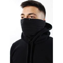Komin polarowy Black. Czarne czapki męskie Edward Orlovski, na zimę, z aplikacjami, z polaru. Za 25,00 zł.
