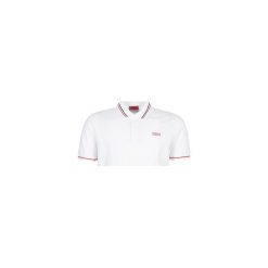 Koszulki polo z krótkim rękawem HUGO DARUSO194. Białe koszulki męskie HUGO, s, bez wzorów, z krótkim rękawem. Za 323,10 zł.