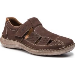 Półbuty RIEKER - 03065-25 Braun. Pomarańczowe klapki męskie Rieker, na co dzień, bez wzorów, ze skóry, eleganckie, bez zapięcia. Za 279,00 zł.